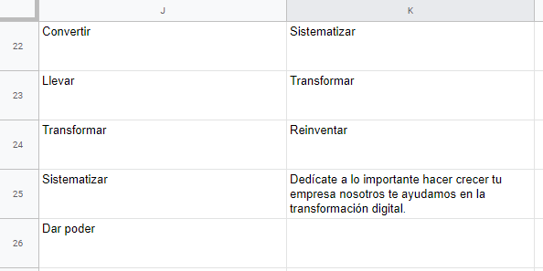 ejemplo de colaboración: lluvia de ideas sobre el propósito de una compañía digital